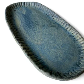 Unika keramik fad - Blgrn rustik