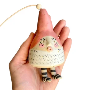 Nisse keramik hngeklokke - Nis