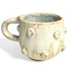 Keramik kop med dutter - Sand