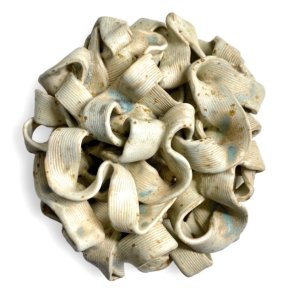 Krllet - keramik vgophng - creme grn