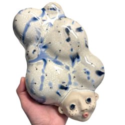 Dame med h�jt h�r - v�g figur