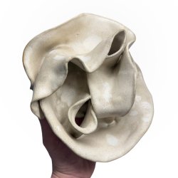 Stoflighed - Keramik relief - Lys rustik #14