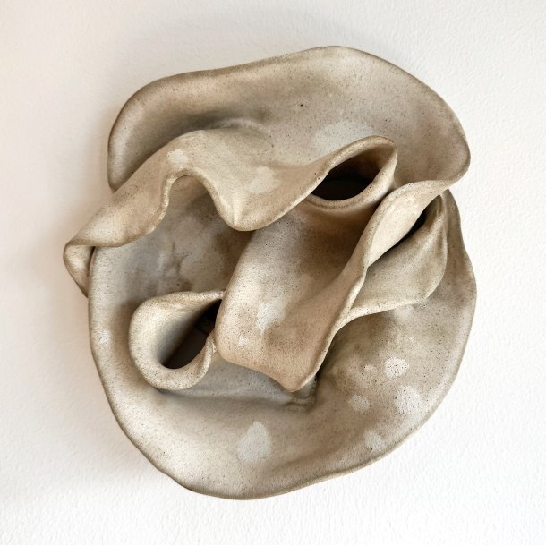 Stoflighed - Keramik relief - Lys rustik #14