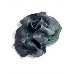 Stoflighed - Keramik relief - bl� #6