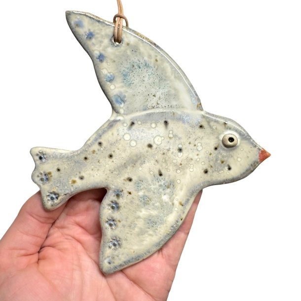 Lille fugl - keramik v�goph�ng - prik