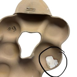 2. sortering - Bubbles - Keramik relief - #58