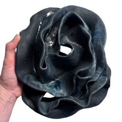 Stoflighed - Keramik relief - Sortbl� #15