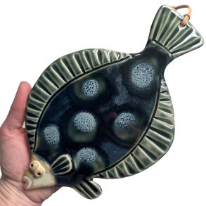 Br�np�tte - keramik fladfisk til v�ggen