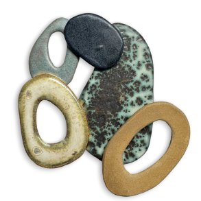 Lille Fragmenter af en varde - Keramik relief #16