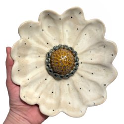 Blomst- Keramik v�goph�ng - Prik �21