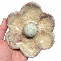 Blomst- Keramik v�goph�ng - Rosa �14