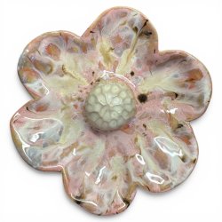 Blomst - Keramik v�goph�ng -  Pink �18