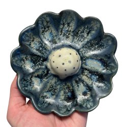 Blomst- Keramik v�goph�ng - Bl� �13