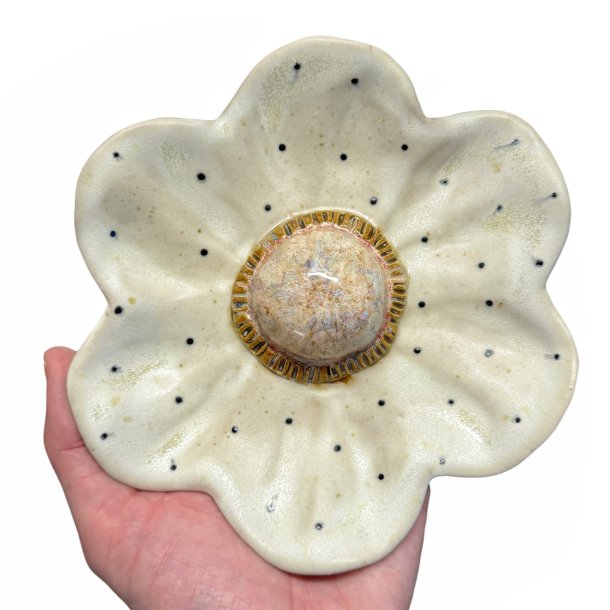 Blomst - Keramik v�goph�ng -  Prik �17