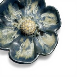 Blomst - Keramik v�goph�ng - Bl� �17