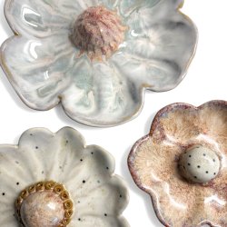 Blomst- Keramik v�goph�ng - Pastel �20