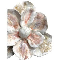 Stor blomst - keramik relief �30