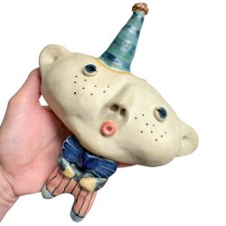 Lille mand store tanker - Bl� butterfly