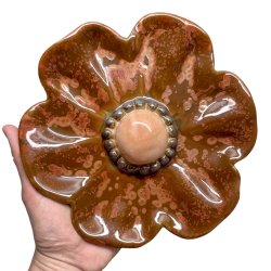 Blomst - Keramik v�goph�ng - Rust �22
