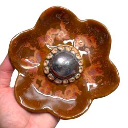 Blomst - Keramik v�goph�ng - Rust �16