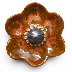 Blomst - Keramik v�goph�ng - Rust �16