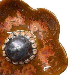 Blomst - Keramik v�goph�ng - Rust �16