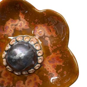 Blomst - Keramik v�goph�ng - Rust �16