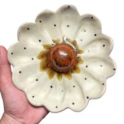 Blomst - Keramik v�goph�ng - Prik �19