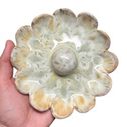 Blomst - Keramik v�goph�ng -  multi �16