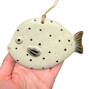 Funny fish - keramik v�goph�ng