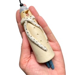 Finurlig klokke - Keramik snemand - 129