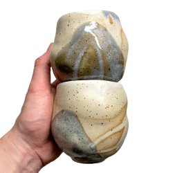 Sanse kop - keramik kop - blgeskvulp