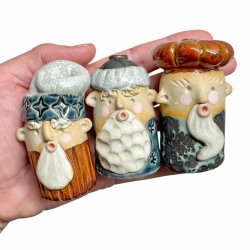 De tre vise m�nd - keramik s�t #06