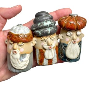 De tre vise m�nd - keramik s�t #08