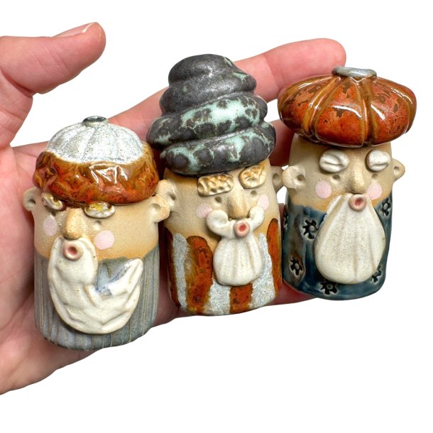 De tre vise m�nd - keramik s�t #08