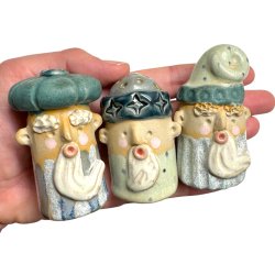De tre vise m�nd - keramik s�t #10