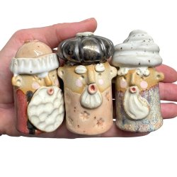 De tre vise m�nd - keramik s�t #11