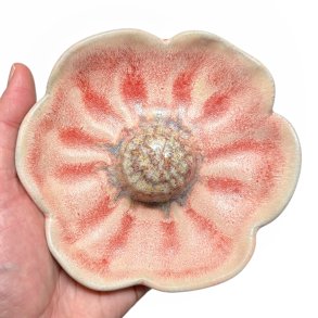 Blomst - Keramik v�goph�ng - R�d �14