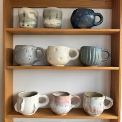 Stor hygge keramik kop - 10 - Rosa