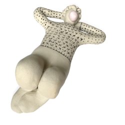 Bubblegum blsende fyr - hnge/ ligge keramik figur