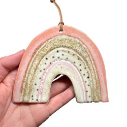 Regnbue - keramik vgophng -  lille 20