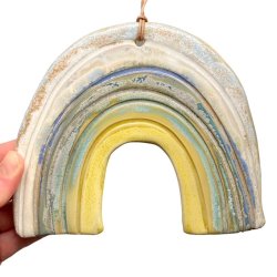 Regnbue - keramik vgophng -  mellem 22
