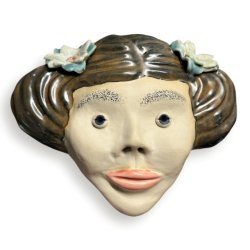 Blomster i hret - keramik vgophng