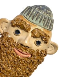 Hipster smand - keramik vgophng - 2. sort.