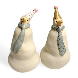 Snemand - keramik figur - prik