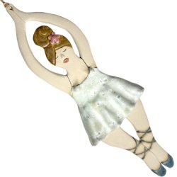 Ballerina - keramik vgophng - Merle