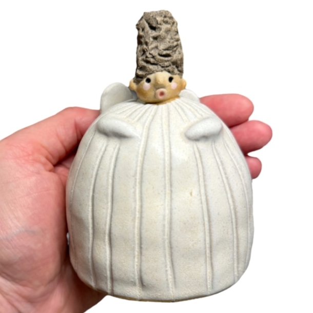 Engel med hjt hr - lille grhret 8