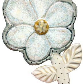 Blomst - keramik blomst vgkunst -Lys