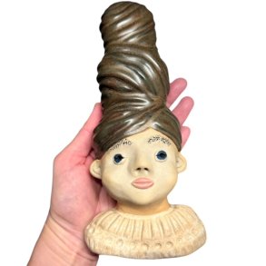 Brunt opsat hr - keramik vgophng