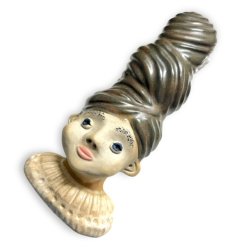 Brunt opsat hr - keramik vgophng